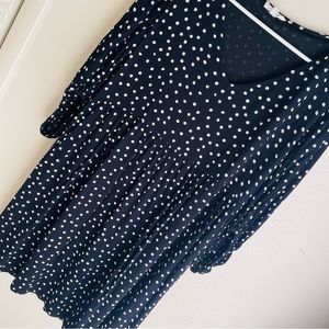 Maurice’s Women’s Size XXL Black Polka Dot Dress